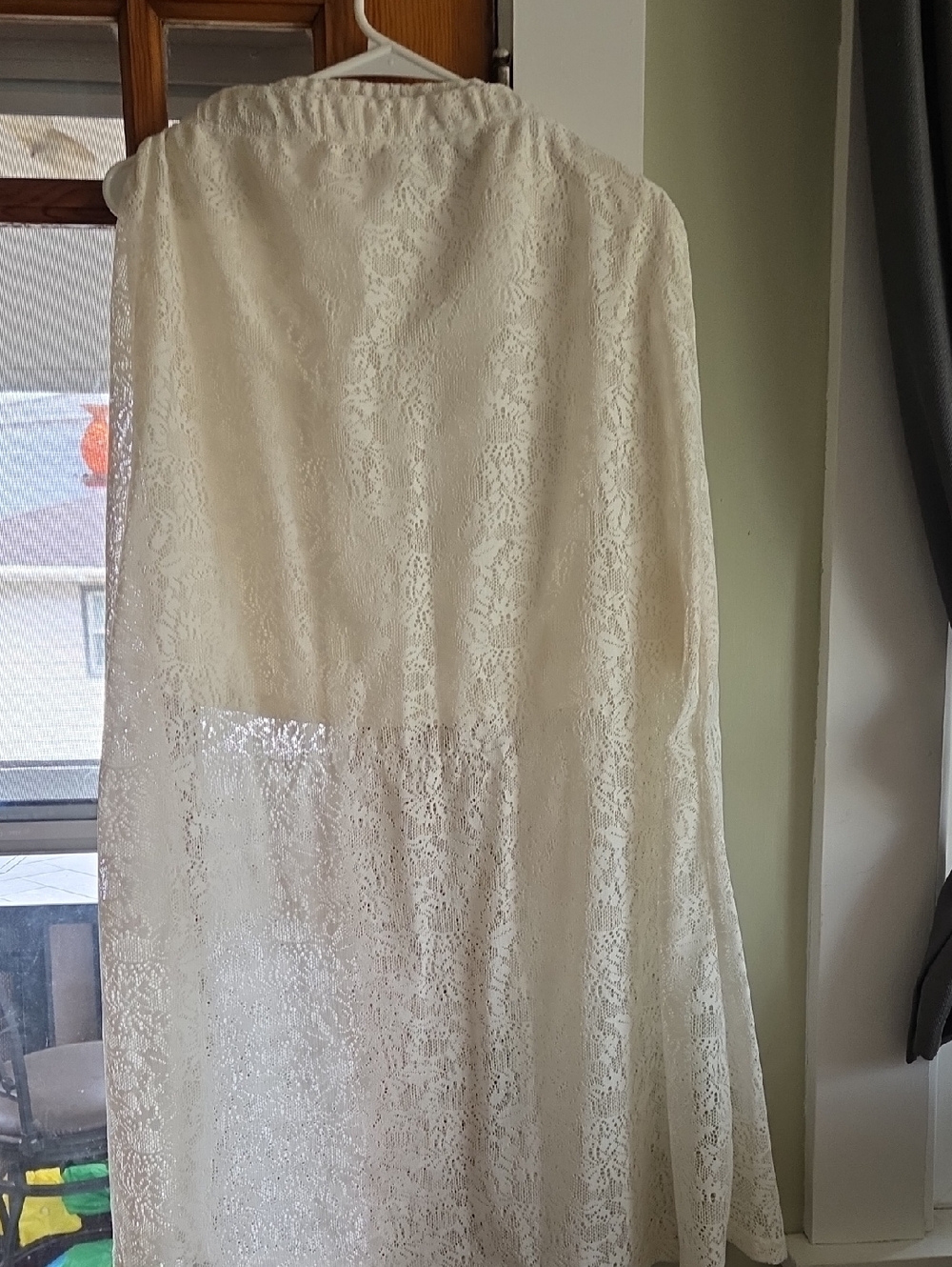 Joe Boxer Ivory Lace Maxi Skirt